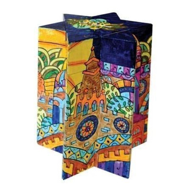 Star Od David Tzedakah Box- Birds & Flowers Star Od David Tzedakah Box- Birds & Flowers