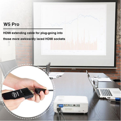 DIGITBLUE Mini PC | Windows Gaming PC | Fan Windows 10 Pro Computer Stick | Intel Atom Z8350 | Dual Band WIFI | 4K HD Quad Core 1.44GHz to 1.92Ghz