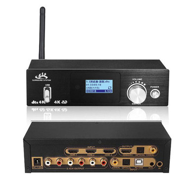Bluetooth 5.1ch Audio Decoder | Audio Converter | Support HDMI ARC PC-USB AUX to Optical Coaxial | USB DAC Converter