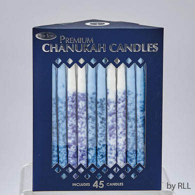Premium Chan Candles,hand Crafted, Blue/white, 45/gift Box