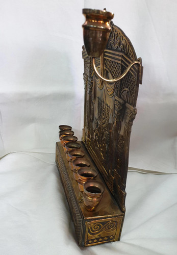 BronzeVintage Menorah (hanukkah)