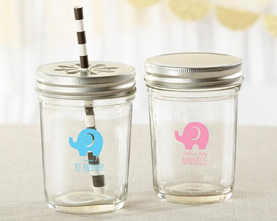 Personalized Printed Mason Jar - Little Peanut (Set of 12)