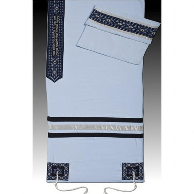 Star Of David Emroidered Tallit Set