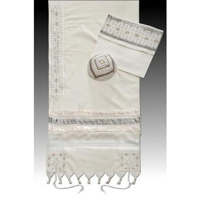 Star Of David Embroidered Tallit Set