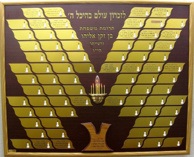 Tree Of Life Electric Wall Dedication - 76 Plaques
