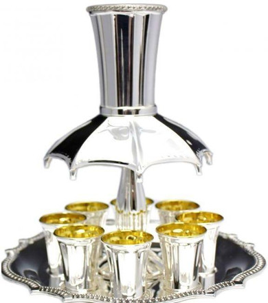 Wine Fountain - 8 Cups Sterling Silver Bellagio