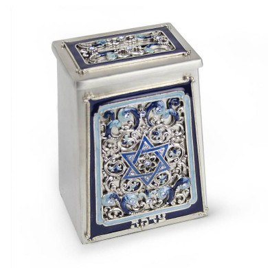 Elegant Star of David Swarovski Tzedakah Box Elegant Star of David Swarovski Tzedakah Box