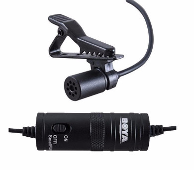 3.5mm Lavalier Lapel Microphone for Canon Nikon iPhone Android Phone