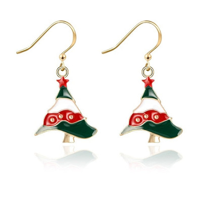 Christmas Santa Ear Studs Women Jewelry