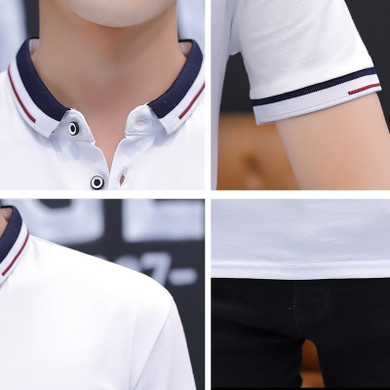 Short Sleeve Summer Casual Polo Shirt for Men