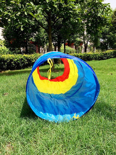 Rainbow Indoor Play Tunnel for Kid 6ft Portable Children Play Tent
