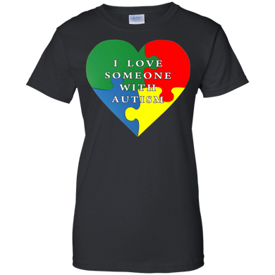 I Love Someone With Autism Heart