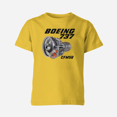 Boeing 737 Engine & CFM56 Engine Designed Children T-Shirts