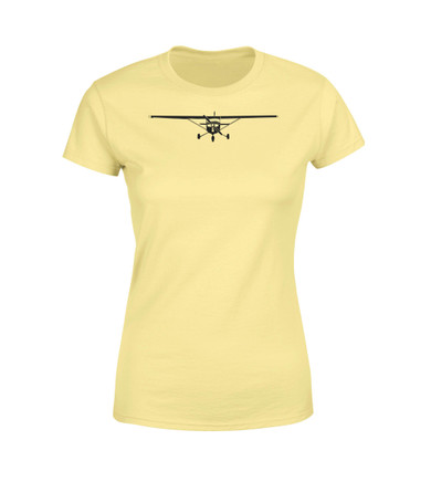 Cessna 172 Silhouette Designed Women T-Shirts