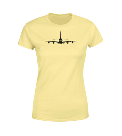Airbus A380 Silhouette Designed Women T-Shirts