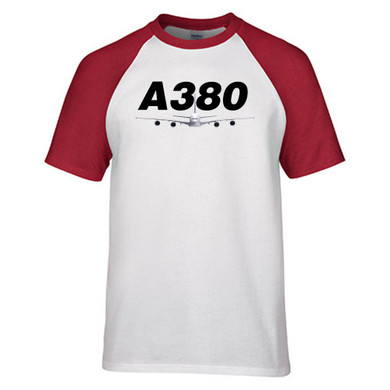 Super Airbus A380 Designed Raglan T-Shirts