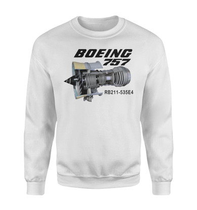 Boeing 757 & Rolls Royce Engine (RB211) Designed Sweatshirts