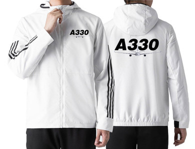 Super Airbus A330 Designed Windbreaker Jackets