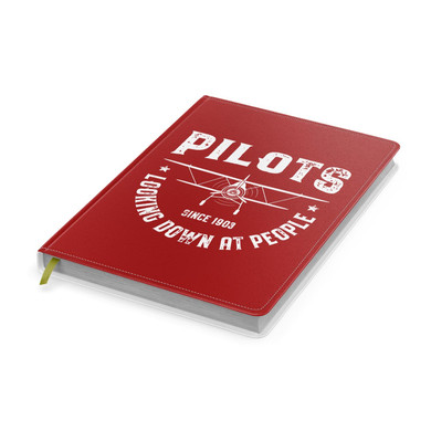 Pilots Looking Down at People Since 1903 Designed Notebooks