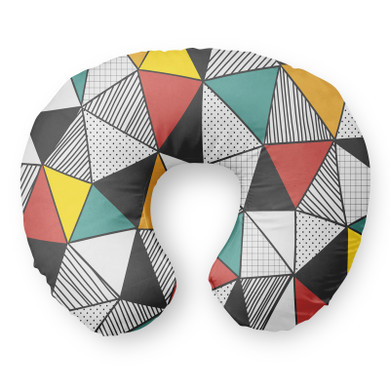 Mixed Triangles Travel & Boppy Pillows