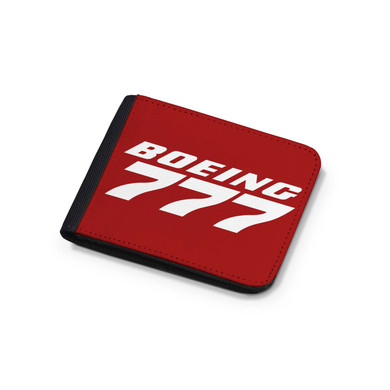 Boeing 777 & Text Designed Wallets