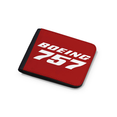 Boeing 757 & Text Designed Wallets