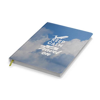 Keep Calm and Travel On Designed Notebooks
