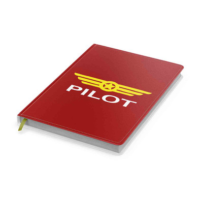Customizable Name & PILOT BADGE Designed Notebooks