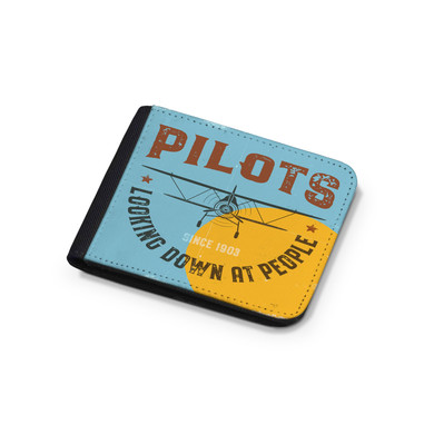Pilots Looking Down at People Since 1903 Designed Wallets