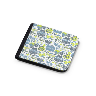 Motivational Travel Badges Designed Wallets