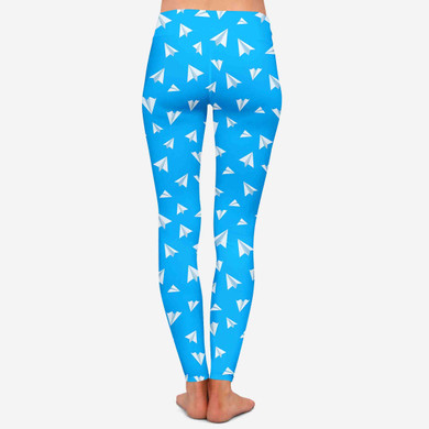 Paper Airplanes Designed Women Leggins