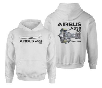 Airbus A330neo & Trent 7000 Designed Double Side Hoodies