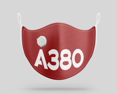 Airbus A380 Text Designed Face Masks