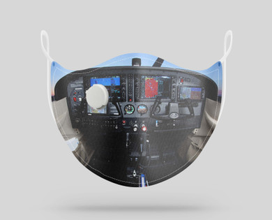 Cessna 172 Cockpit Designed Face Masks