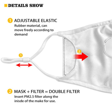 Big Teeth Face Designed Face Masks
