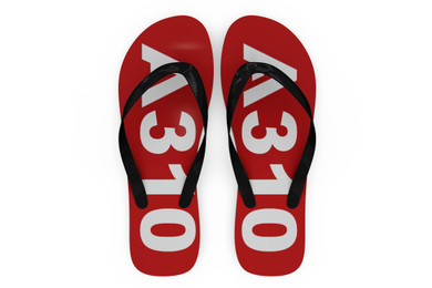 Airbus A310 Text Designed Slippers (Flip Flops)