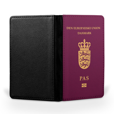 Denmark Passport Designed Passport & Travel Cases