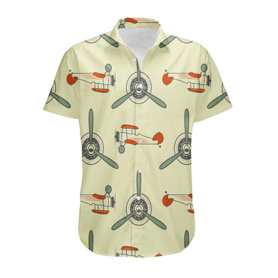 Vintage Old Airplane Designed 3D Shirts