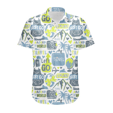 Motivational Travel Badges Designed 3D Shirts