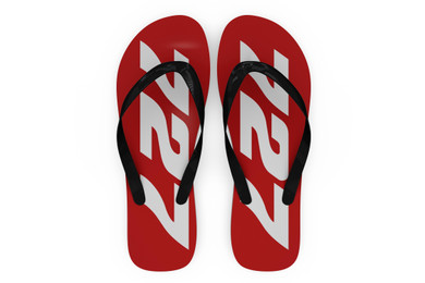 Boeing 727 Text Designed Slippers (Flip Flops)