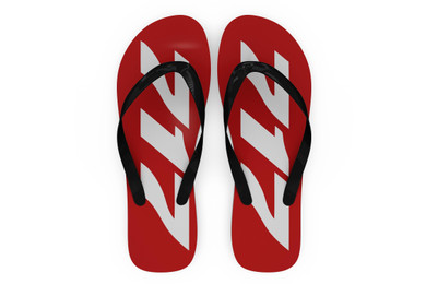Boeing 717 Text Designed Slippers (Flip Flops)