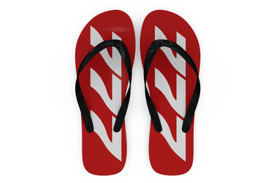 Boeing 777 Text Designed Slippers (Flip Flops)