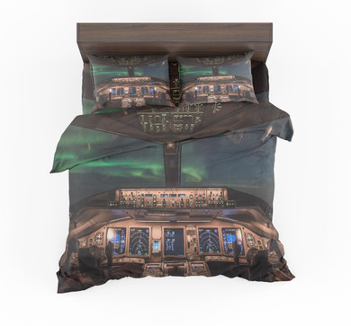 Boeing 777 Cockpit Designed Bedding Sets