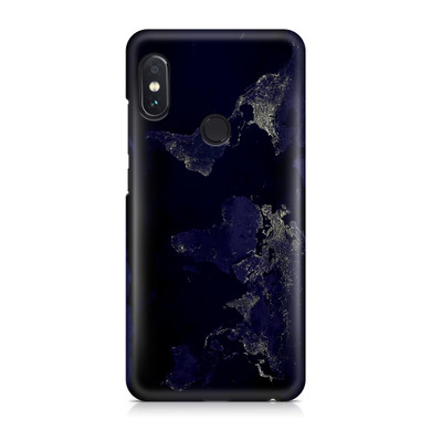 World Map From Space Printed Xiaomi Cases