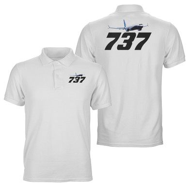 Super Boeing 737-800 Designed Double Side Polo T-Shirts