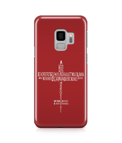 Propeller Shape Aviation Alphabet Designed Samsung J Cases