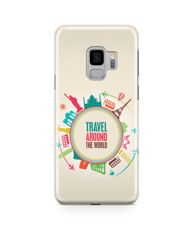 Travel Around The World Printed Samsung J Cases