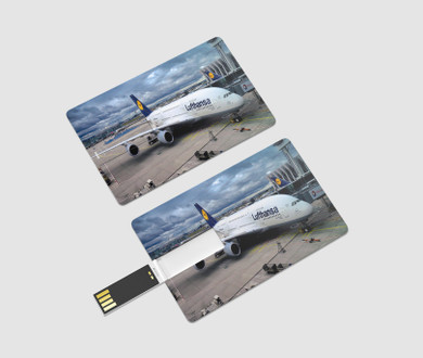 Lufthansa's A380 At the Gate Printed iPhone Cases