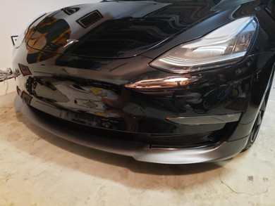 Tesla Model 3 Carbon Fiber Front Lip Spoiler
