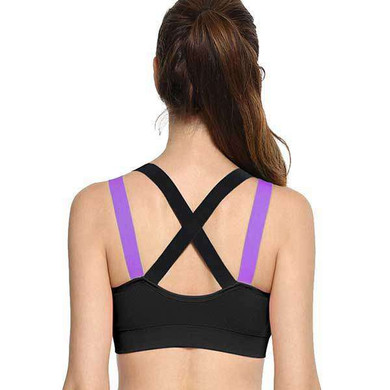 Cross Strap Padded Sports Bra Cross Strap Padded Sports Bra